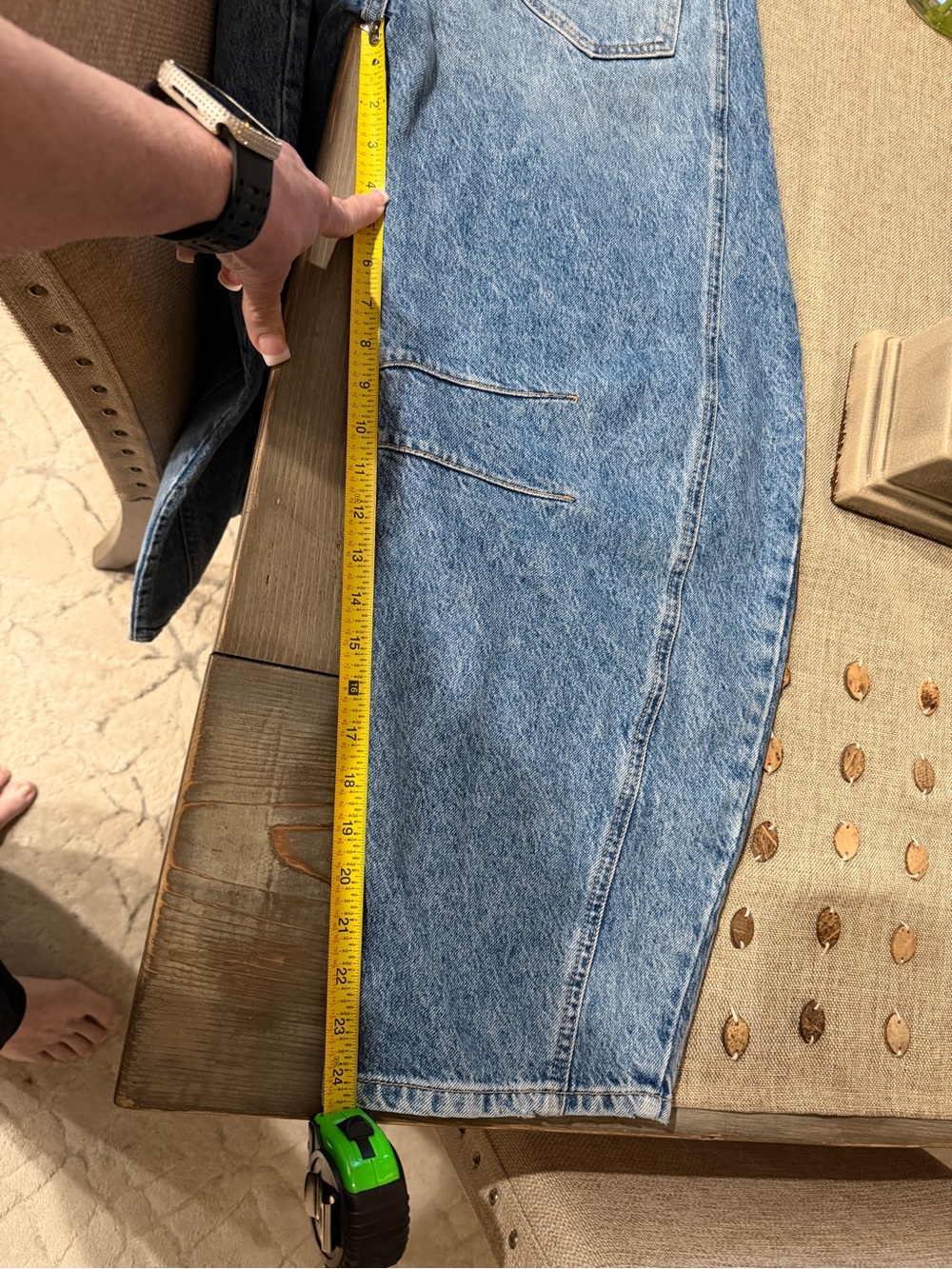 We The Free Light Blue Wide-Leg Flare Jeans - Picture 13 of 14